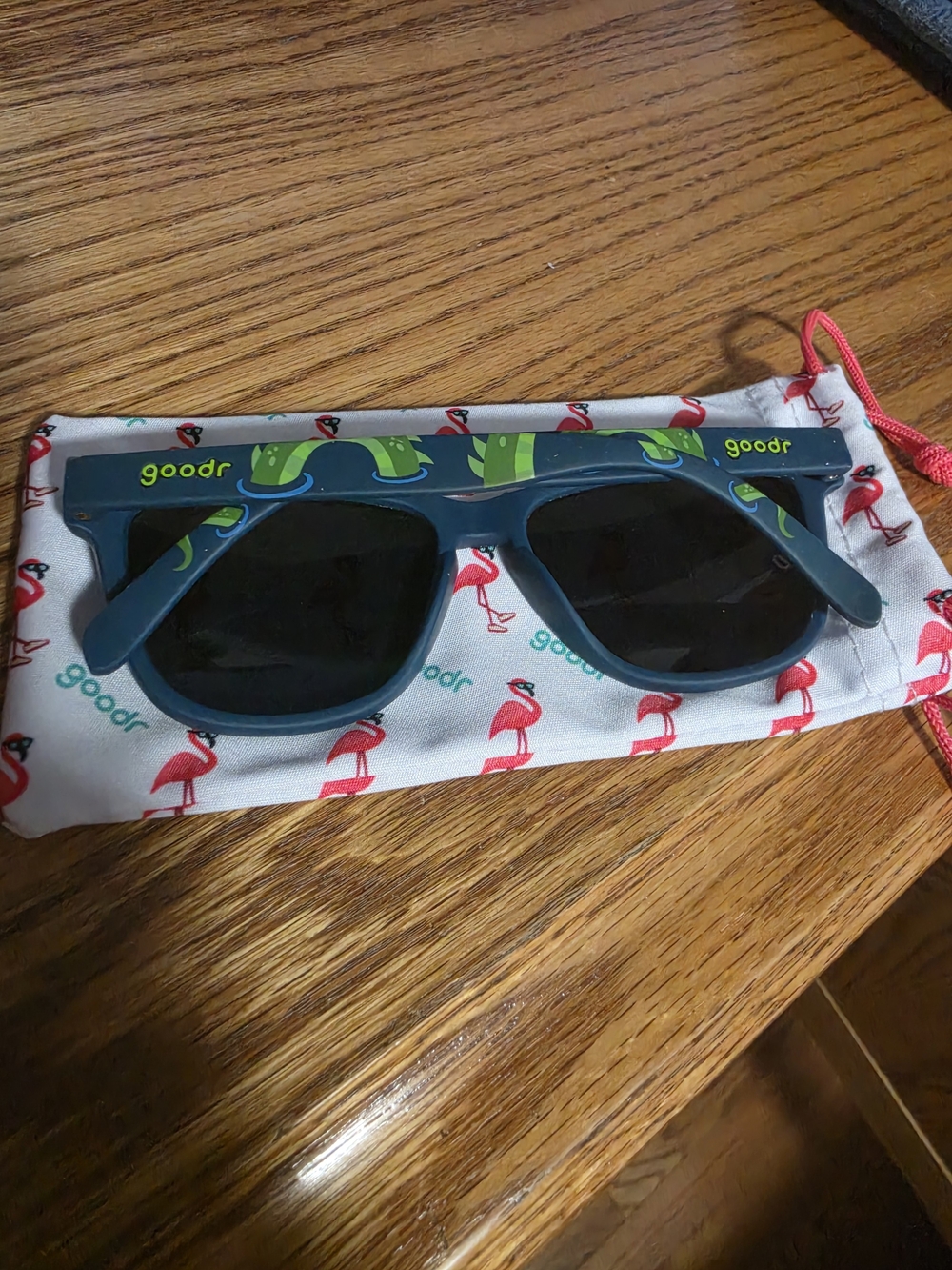 goodr Teal Sunglasses with Green Accent - Women's Fashion Shades